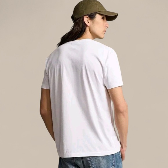 Ralph Lauren Polo Bear T-Shirt Custom Slim Fit White M - Picture 2 of 9